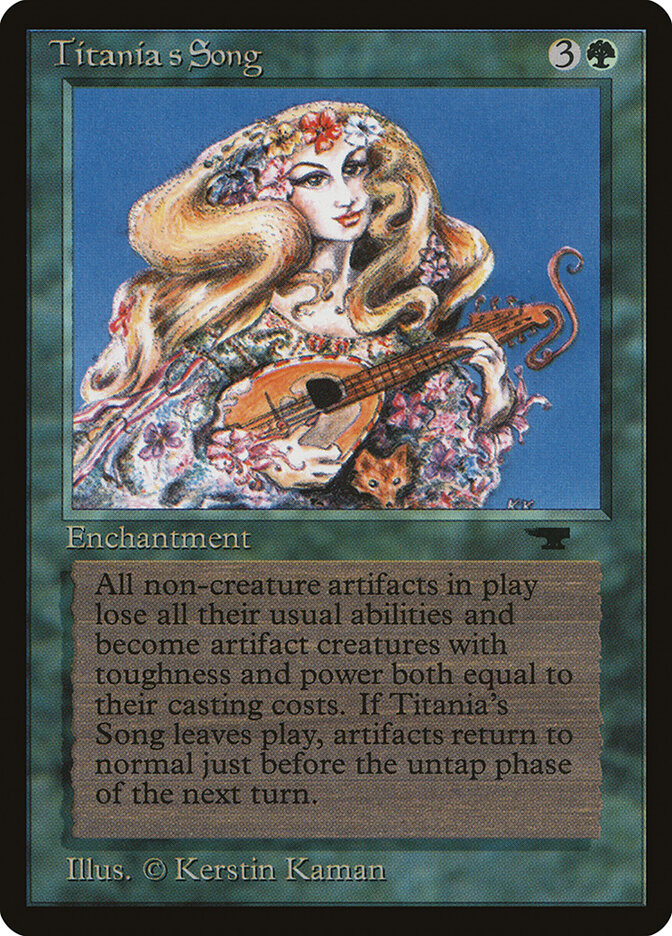 Titania's Song card front