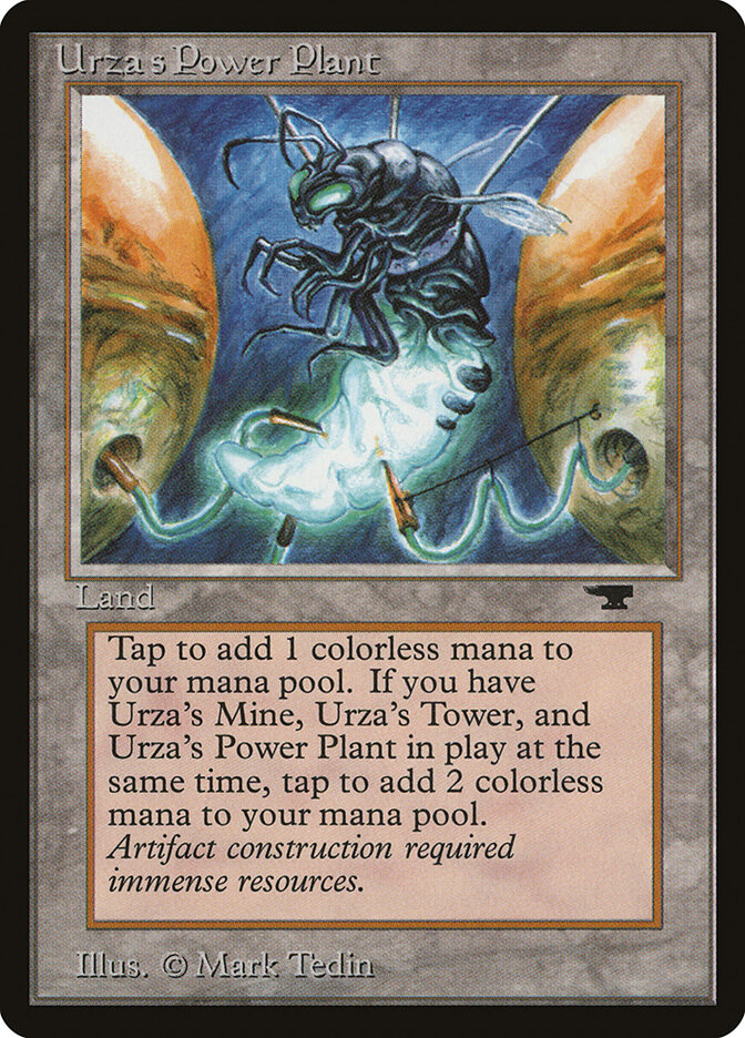 Urza's Power Plant card front