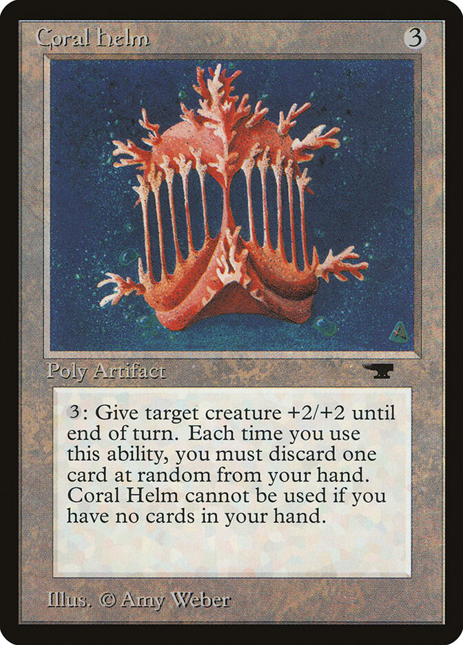 Coral Helm card front