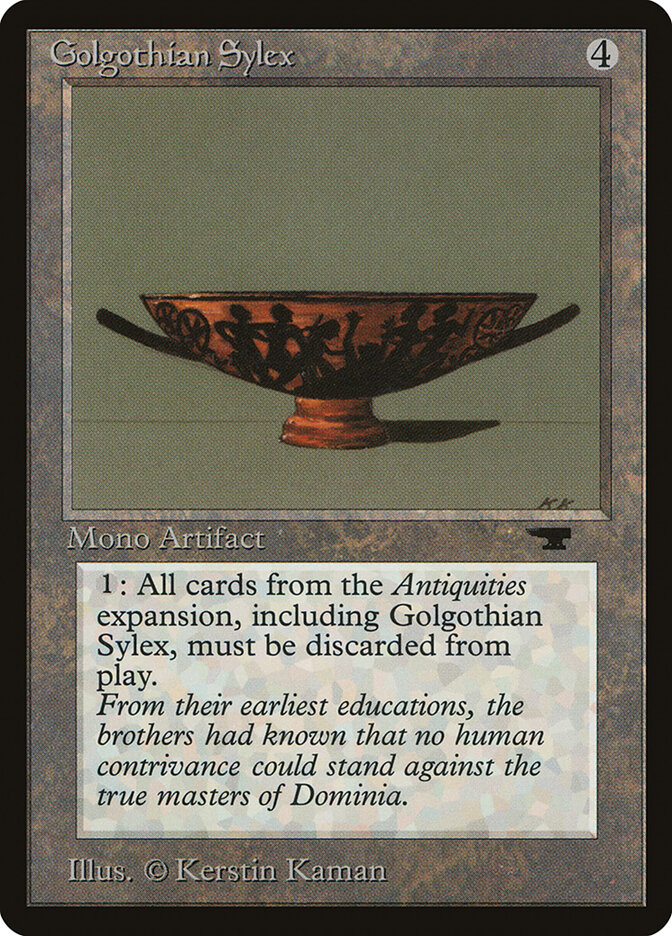 Golgothian Sylex card front