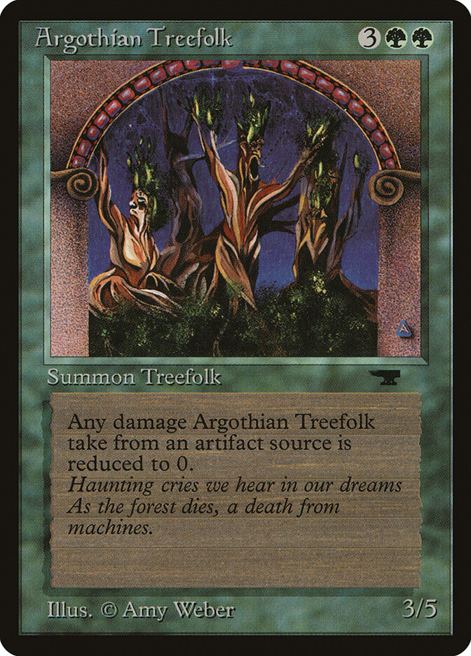 Argothian Treefolk card front