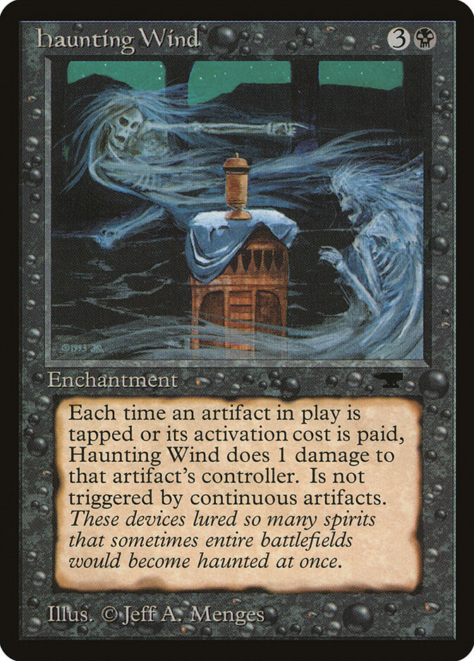 Haunting Wind card front