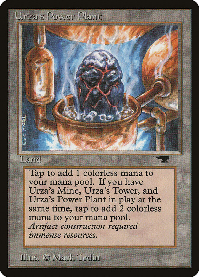 Urza's Power Plant card front