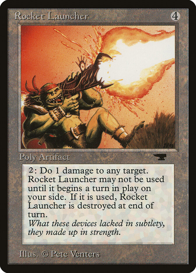 Rocket Launcher card front