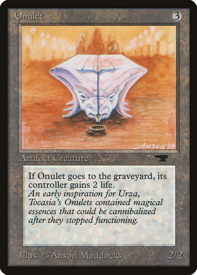 Onulet card front