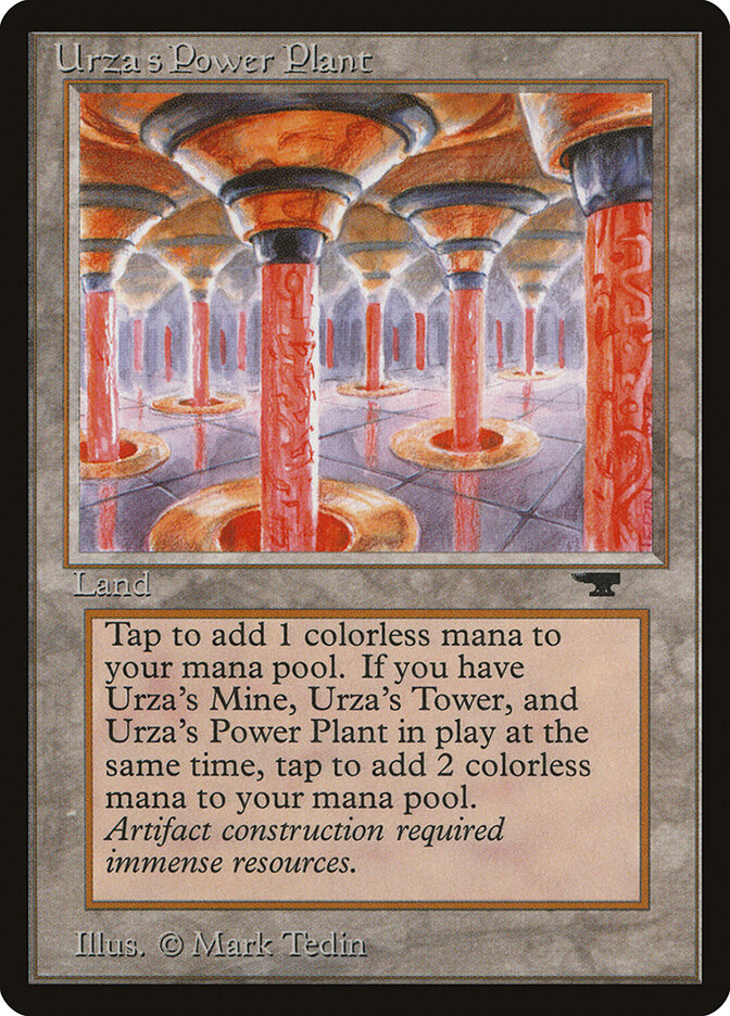 Urza's Power Plant card front