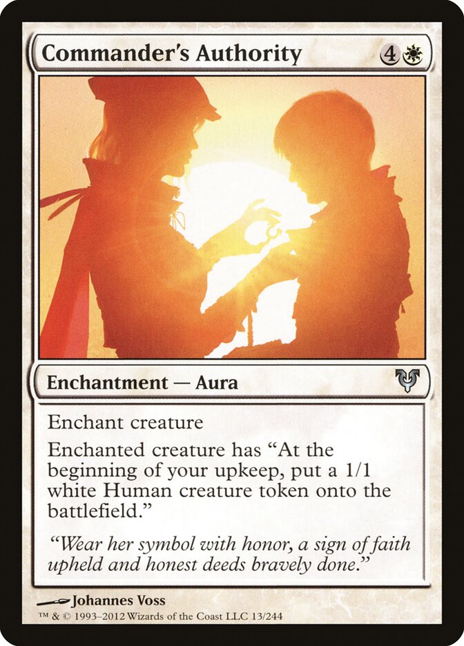 Commander's Authority card front