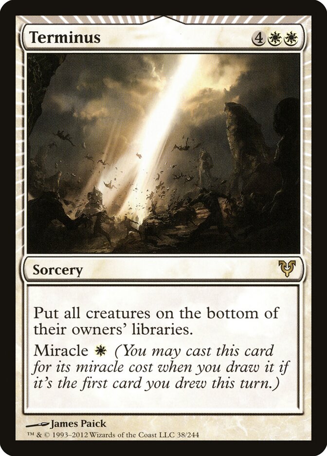 Terminus card front