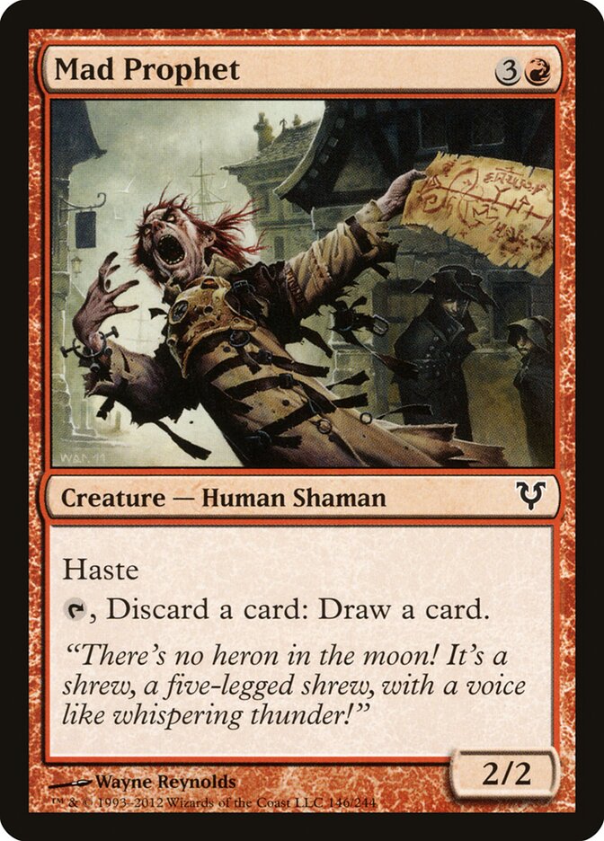 Mad Prophet card front