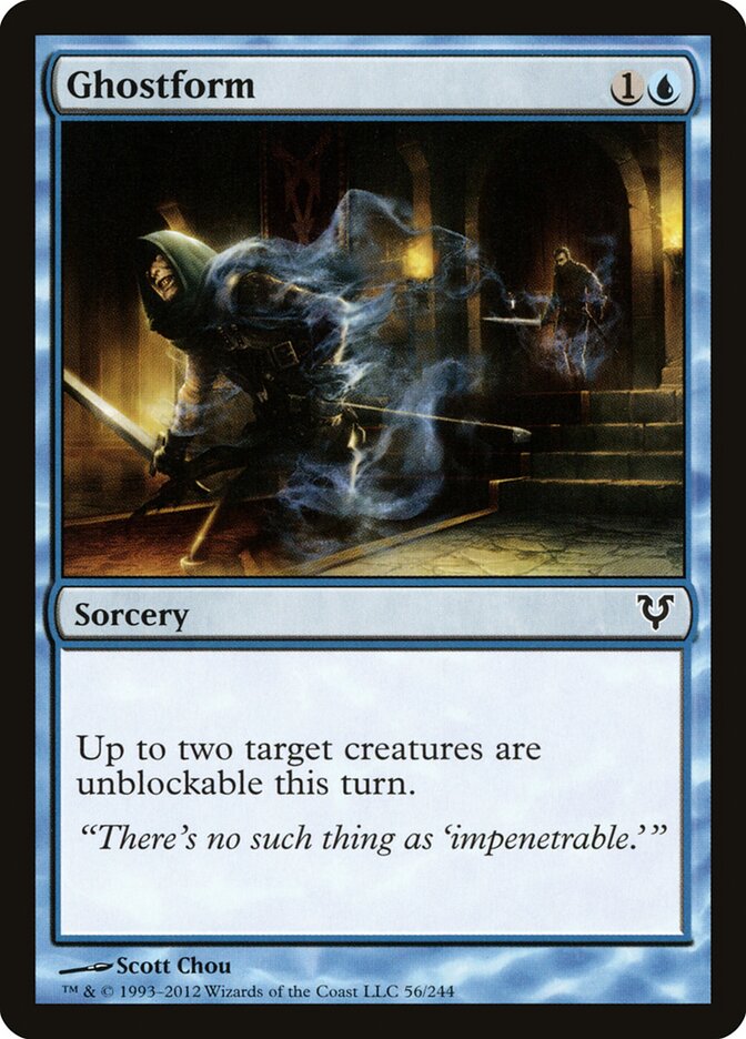 Ghostform card front