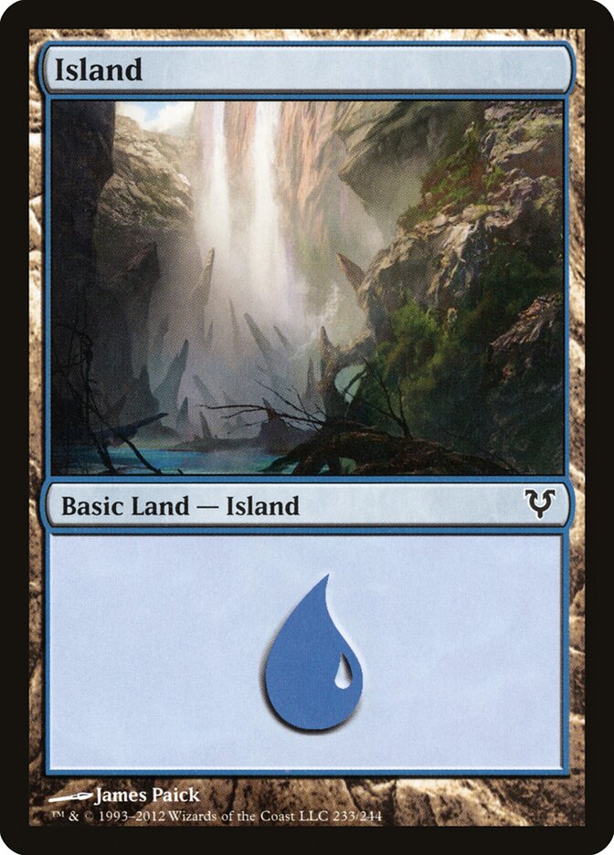 Island card front