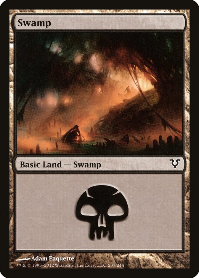 Swamp card front