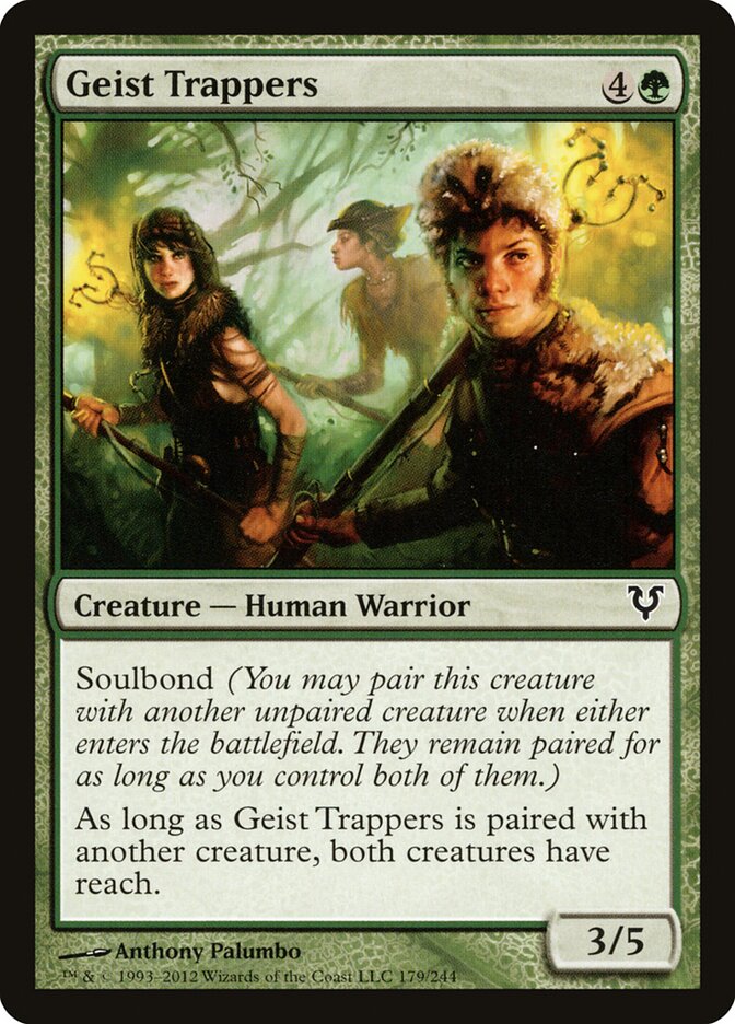 Geist Trappers card front