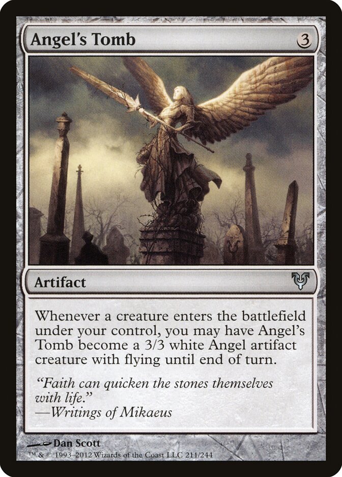 Angel's Tomb card front