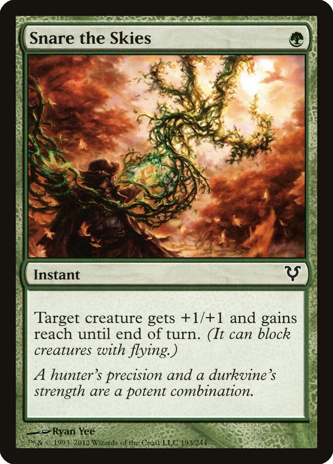 Snare the Skies card front