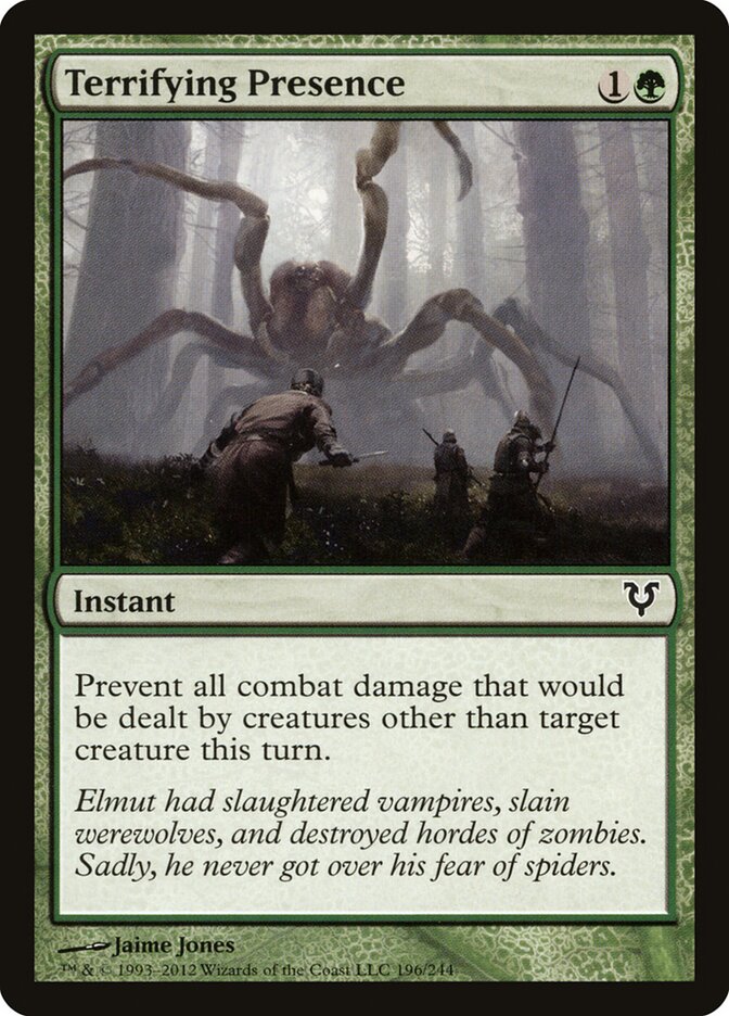 Terrifying Presence card front