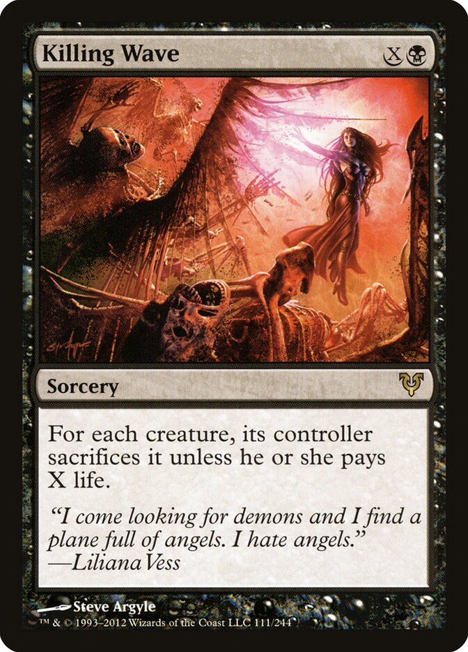 Killing Wave card front