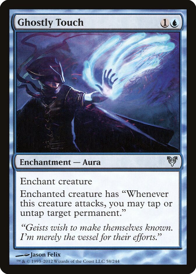 Ghostly Touch card front