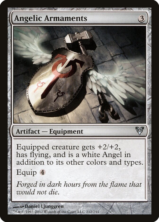 Angelic Armaments card front