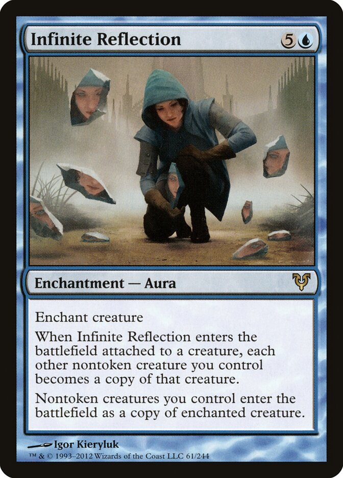 Infinite Reflection card front