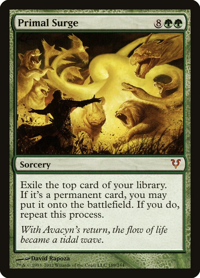 Primal Surge card front