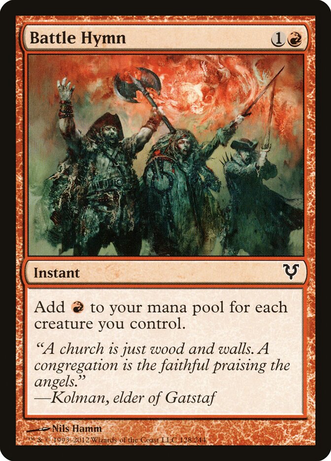 Battle Hymn card front