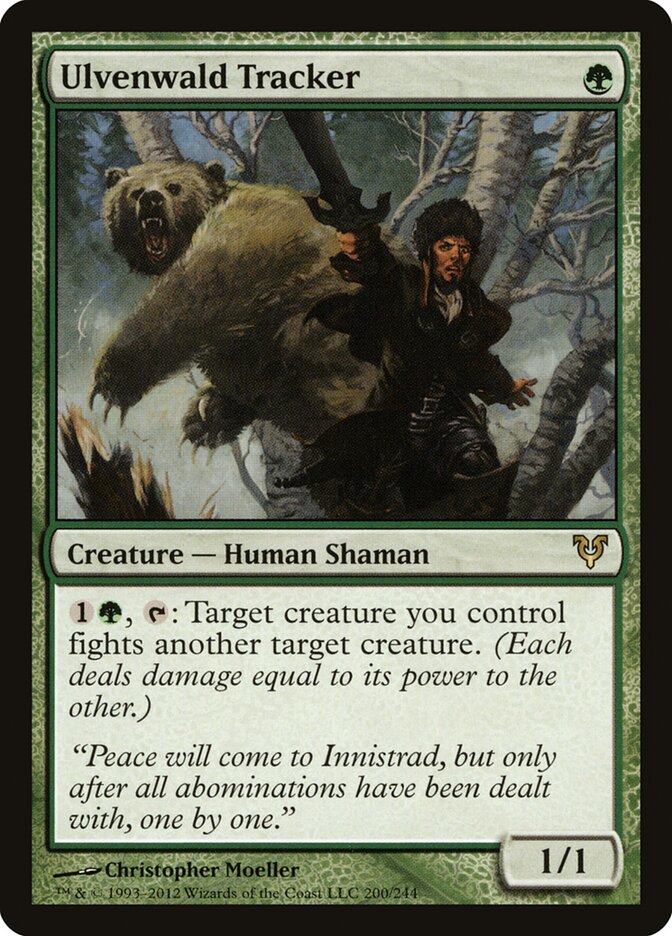 Ulvenwald Tracker card front