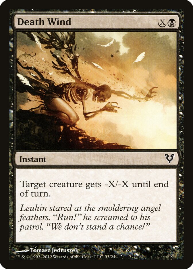 Death Wind card front