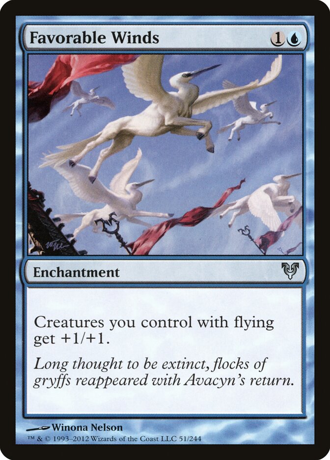 Favorable Winds card front