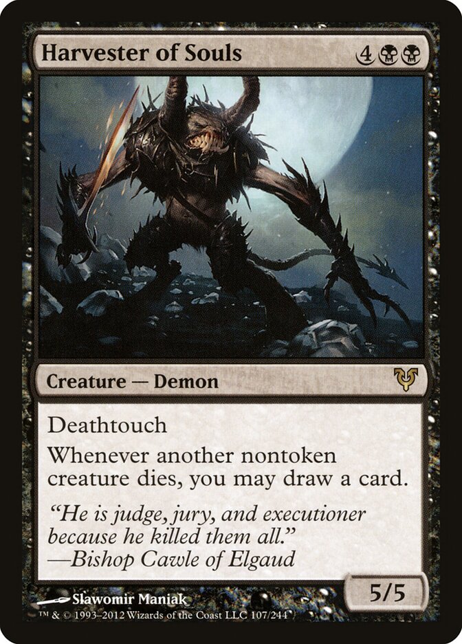 Harvester of Souls card front