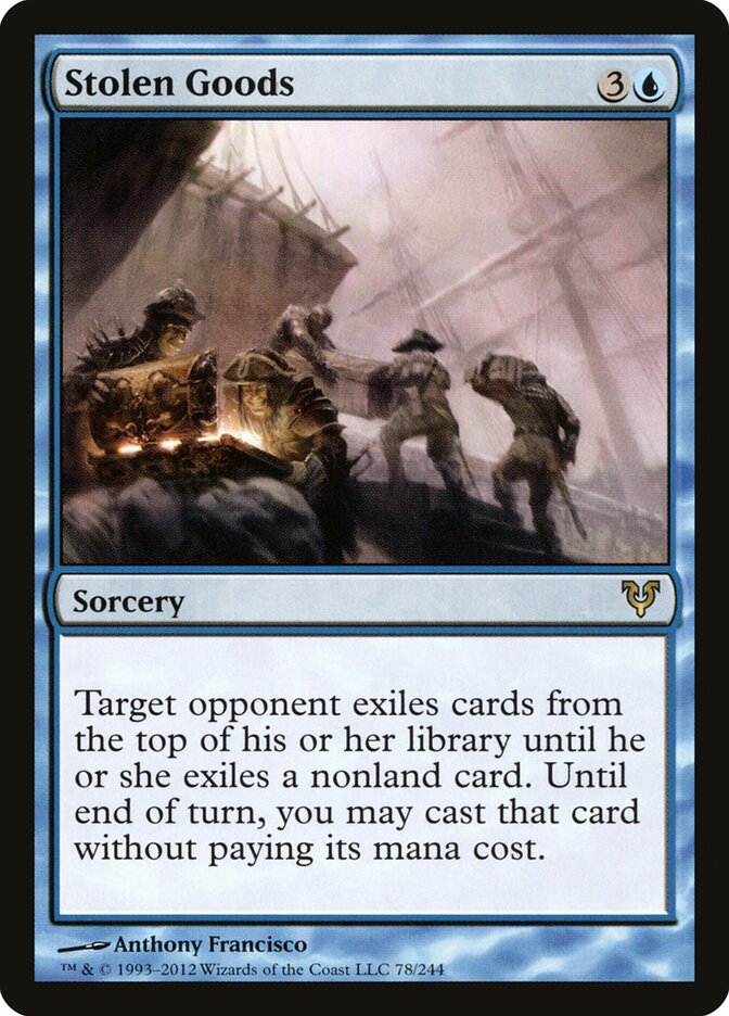 Stolen Goods card front