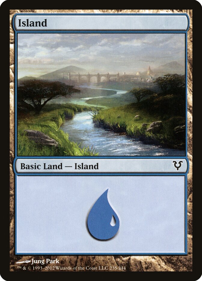 Island card front