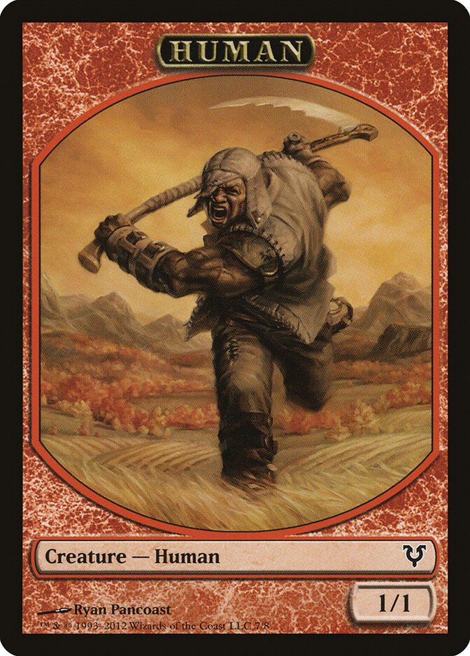Human card front