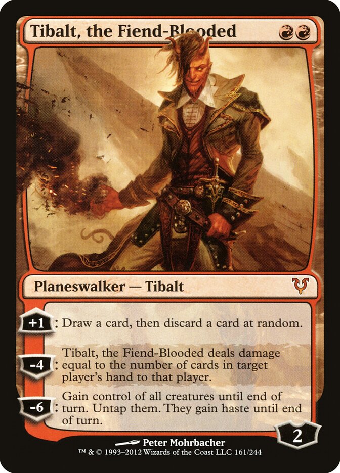 Tibalt, the Fiend-Blooded card front