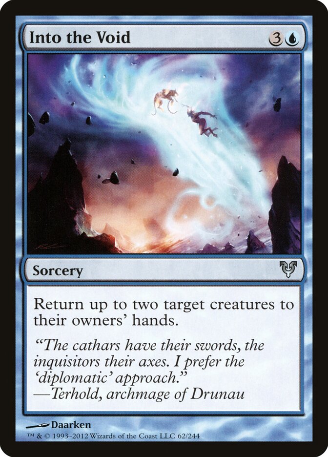 Into the Void card front