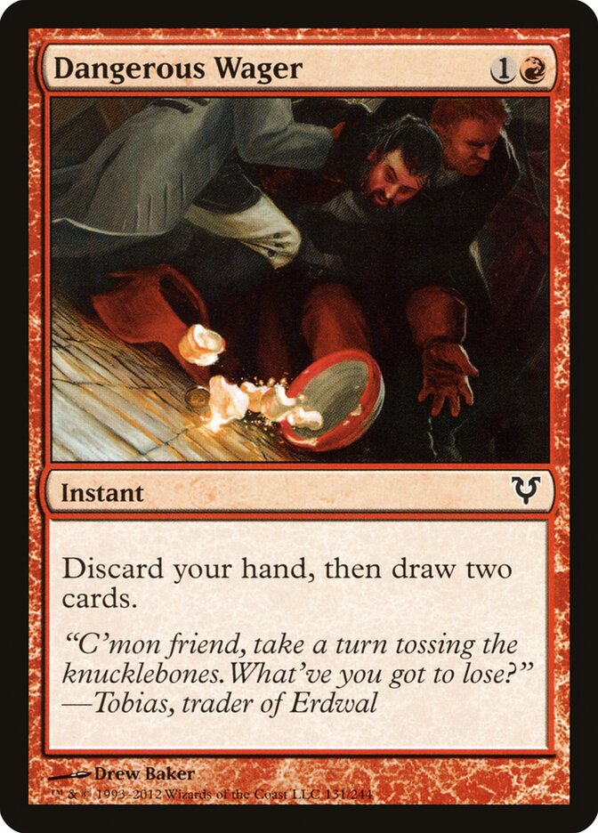 Dangerous Wager card front