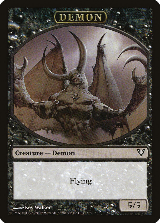 Demon card front