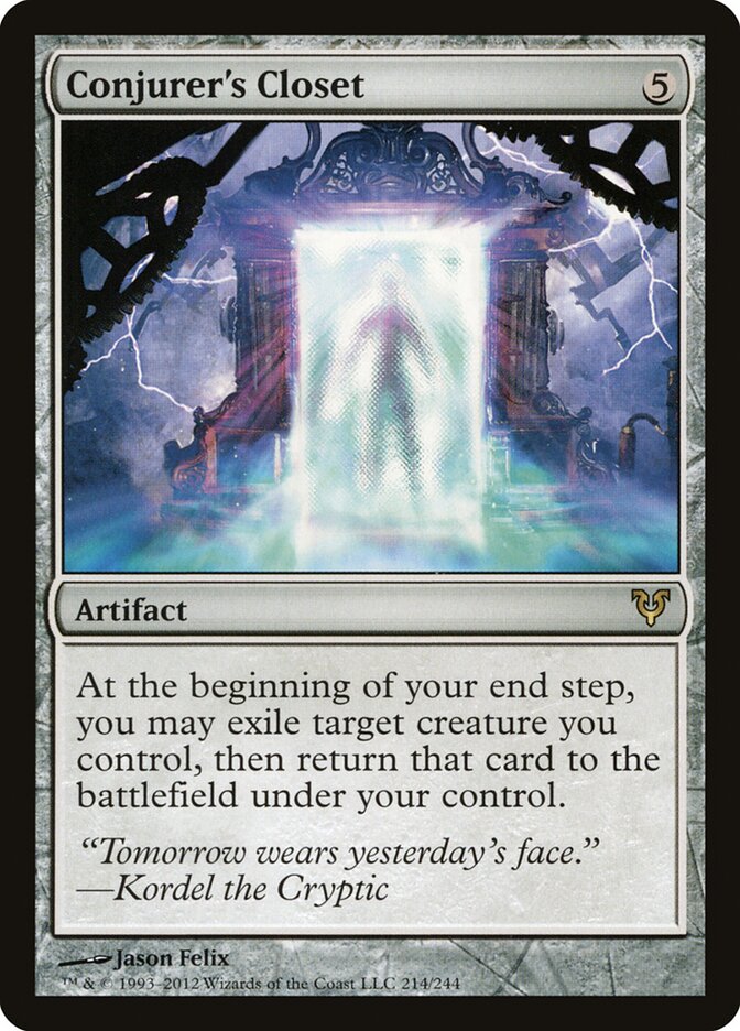 Conjurer's Closet card front
