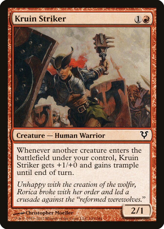 Kruin Striker card front