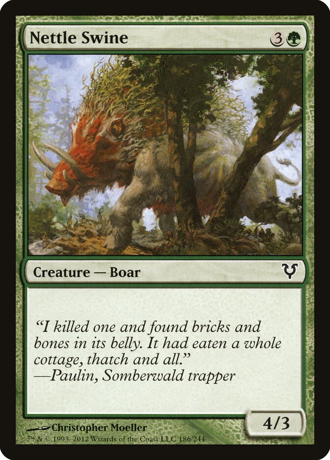Nettle Swine card front