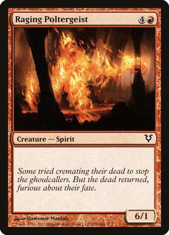 Raging Poltergeist card front