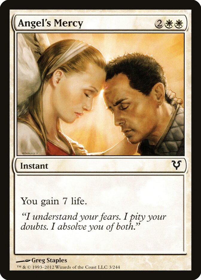 Angel's Mercy card front