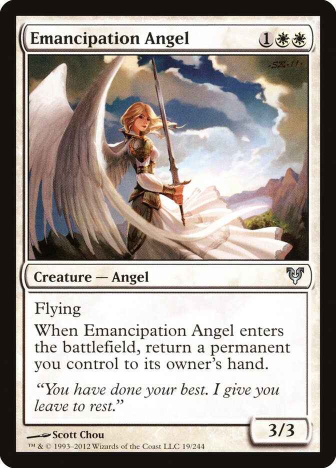 Emancipation Angel card front