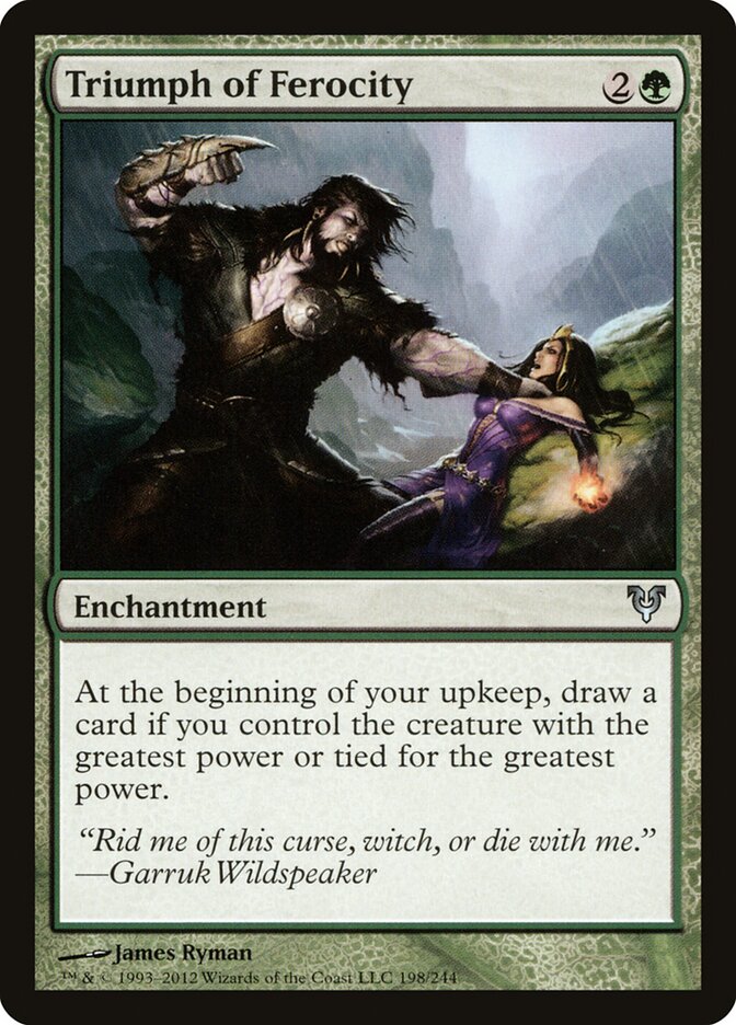 Triumph of Ferocity card front