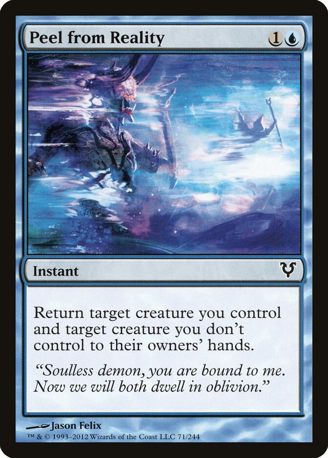 Peel from Reality card front