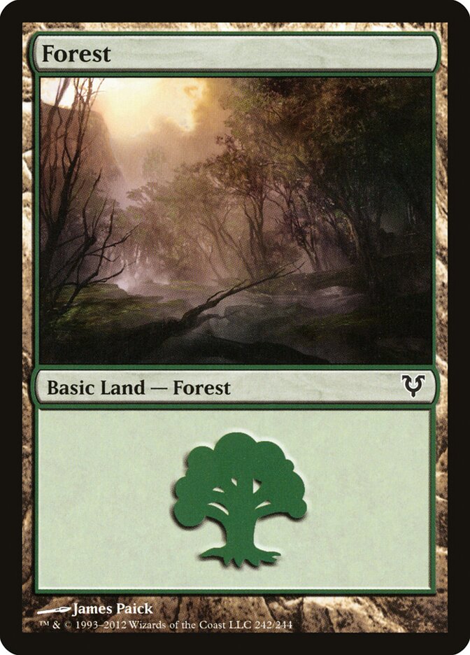 Forest card front
