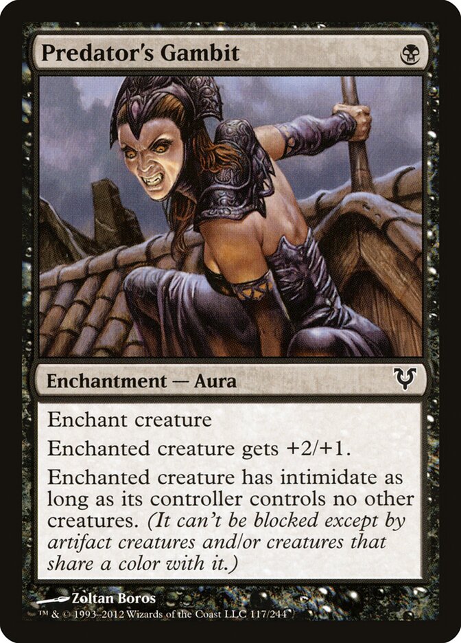 Predator's Gambit card front