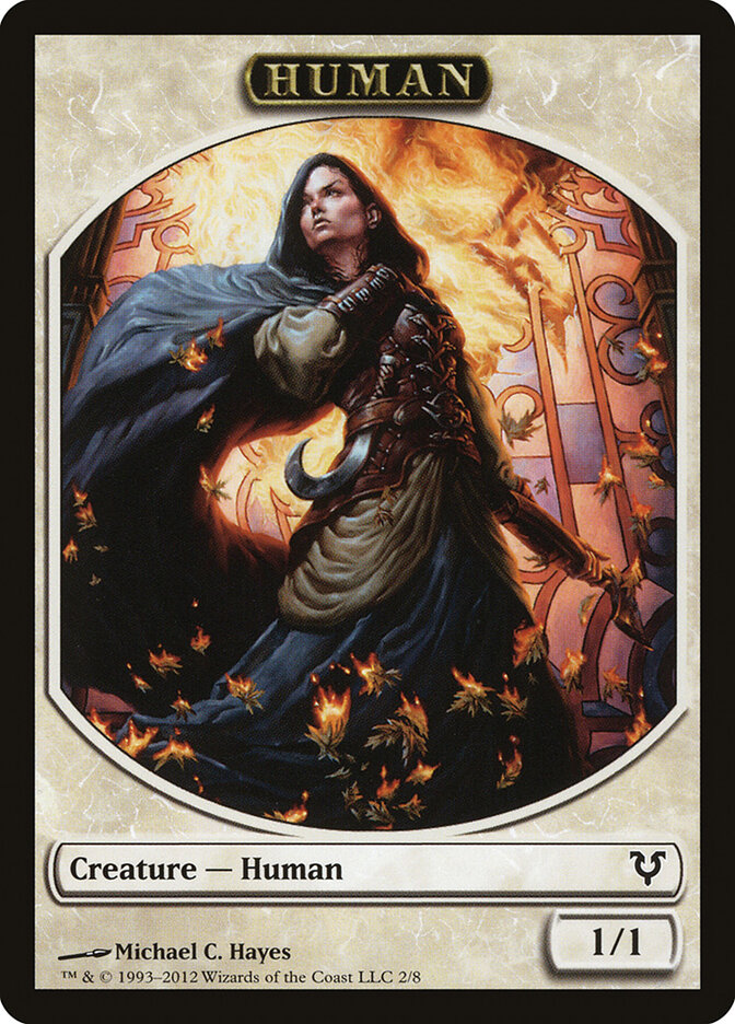 Human card front