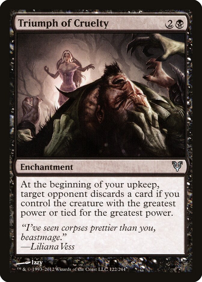 Triumph of Cruelty card front