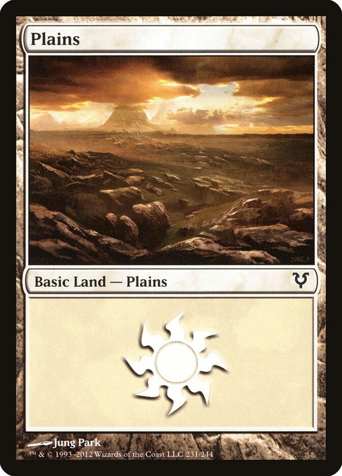 Plains card front